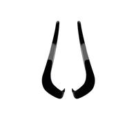 Front Bumper Lip For VW For Passat B7 2011 2012 2013-2015 Front Bumper Splitter Fog Lamp Grill Spoiler Cover Air Vent Wind Knife Body Kit Spoiler Splitter(Glossy black)