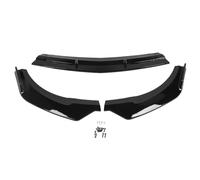 Front Bumper Lip Kit Glossy Black 3 Piece Bumper Spoiler Air Chin Body Splitter Kit Replacement E-Class W213 AMG Line Enhanced Safety Durable Material