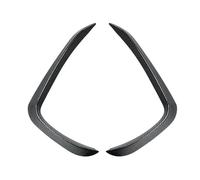 Front Bumper Lip Side Spoiler For X5 F15 For M-Sport 2014 2015 2016 2017 2018 Fog Lamp Frames Cover ABS Gloss Black Carbon Fiber(Carbon Look)