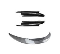 Front Bumper Lip Splitter 4PCS For BMW 3 Series For M3 E90 E91 E92 E93 2006-2013 Front Bumper Lip Splitter Diffuser Spoiler By ABS Body Kit Spoiler(A Set Carbon Look)