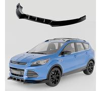 Front Bumper Lip Splitter Compatible with Ford Escape 2013-2016 Accessories Under Chin Spoiler Body Kit Add On ABS Material Gloss Black