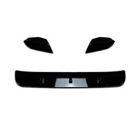 Front Bumper Lip Splitter Diffuser Compatible With BMW X3M F97 X4M F98 Pre-LCI M Competition Sport 2019-2021 Car Shovel Skirt Board(Gloss black)