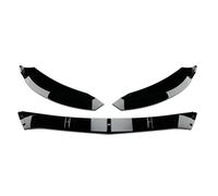 Front Bumper Lip Splitter Diffuser For Mercedes C Class W205 C205 S205 C160 C200 C180 C300 C400 C450 AMG 2015-2021 OOPUHKSY(2015-2018-Black)