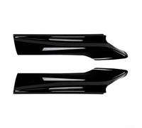 Front Bumper Lip Splitter for BMW 5-Series F10 F11 With M Sport, Front Bumper Spoiler Lip Splitter Trim for Reduces Wind Resistance(Black)