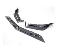 Front Bumper Lip Splitter For C&hevy MALIBU XL 2016-2019 3Pcs Car Bumper Lip Splitter Front Shovel Spoiler Diffuser Canard Protector TOPOLVLCKC(Carton fiber look)