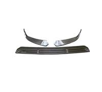 Front Bumper Lip Splitter For Mercedes For Benz C Class W205 C200 C260 C300 2019 2020 2021 Car Front Bumper Lip lip Chin Spoiler Body Ki(Wet Carbon fiber)