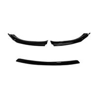 Front Bumper Lip Splitter For VW For Golf 6 For MK6 For TSI For TDI For MPI Standard Hatchback 2008-2012 Front Bumper Splitter Lip Diffuser Body Kit Spoiler Trim(Carbon Look)