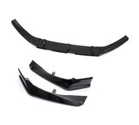 Front Bumper Lip Splitter Kit For Accord 2018-19 10th Front Bumper Spoiler Lip Fog Light Lower Side Corner Splitter Air Vent Cover Molding Trim(Black)
