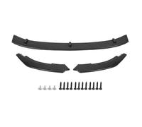 Front Bumper Lip Splitter Kits 3pcs ABS Material for MK6 R20 R 2008-2013 - High Strength Durable Construction, Aerodynamic Design, Sporty Upgrade (Carbon Fiber Pattern)