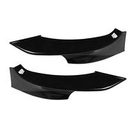 Front Bumper Lip Splitter Spoiler Glossy Black ABS Textured Design for 3 Series E92 E93 M Sport 2010 2013 2PCs