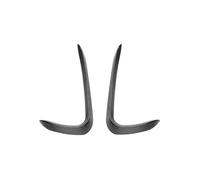 Front Bumper Lip Spoiler 2Pcs Car Front Wind Knife Stickers Spoiler Splitter Blade Style Trim Body Kit Modified For BMW For X6 F16 Sport 2015-2019(Carbon Look)