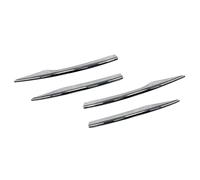 Front Bumper Lip Spoiler ABS 4Piece Car Front Bumper Fog Light Lamp Decorative Cover Trim For Benz New E-Class W213 E260 E300 E53 2021+ Splitter(Short Wire)