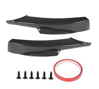 Front Bumper Lip Spoiler ABS Plastic Splitters Corner Guards Protector for E90 M Sport LCI Sedan 2009 2012 Car Body Styling Accessories (Carbon Fiber Pattern)