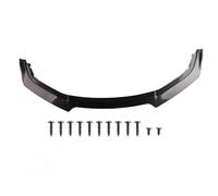 Front Bumper Lip Spoiler, Carbon Fiber Style, ABS, 3pcs, Fit for Civic 2016-2020 - Sporty Look, Enhanced Stability, Easy Upgrade for Sedan Owners