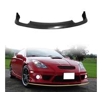 Front Bumper Lip Spoiler, Compatible with 2000-2002 Toyota Celica, PU Black JDM Style Add-on Splitter Air Dam Chin Protector