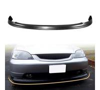 Front Bumper Lip Spoiler, Compatible with 2001-2003 Honda Civic 2/4Dr Only, PP Unpainted Factory Style Add-on Splitter Air Dam Chin Protector