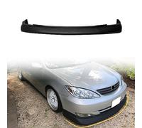Front Bumper Lip Spoiler Compatible with 2002-2003 Toyota Camry, PU Unpainted Black VIP Style Add-on Splitter Air Dam Chin Protector