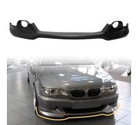 Front Bumper Lip Spoiler, Compatible with 2004-2006 BMW E46 3-Series 2Dr LCI/Facelift, PU Unpainted AC Style Add-on Splitter Air Dam Chin Protector