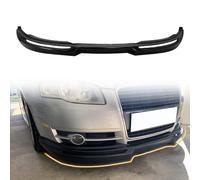 Front Bumper Lip Spoiler, Compatible with 2006-2008 Audi A4, PU Black Euro A Style Add-on Splitter Air Dam Chin Protector