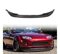 Front Bumper Lip Spoiler Compatible with 2006-2008 Mazda MX-5 Miata, PU GV Style Add-on Splitter Air Dam Chin Protector, Black