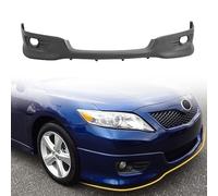 Front Bumper Lip Spoiler Compatible with 2010-2011 Toyota Camry, PU Unpainted Black OEM Style Add-on Splitter Air Dam Chin Protector