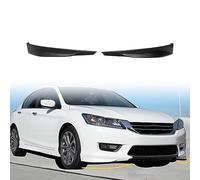 Front Bumper Lip Spoiler Compatible with 2013-2015 Honda Accord Sedan, PP Unpainted Black HFP Style Add-on Splitter Air Dam Chin Protector, 1x Pair
