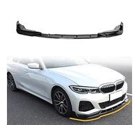 Front Bumper Lip Spoiler Compatible with 2019-2022 BMW 3 Series G20 M Sport & M340i Model, PP Gloss Black V1 Style Add-on Splitter Air Dam Chin Protector, Pieces