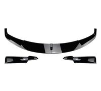 Front Bumper Lip Spoiler For BMW For F30 F31 For M-tech 2012-2018 Car Front Bumper Lip Spoiler Glossy Black Or Carbon Fiber Look Body Kit Car Splitters Diffuser Protection(Glossy Black)