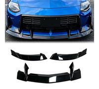 Front Bumper Lip Spoiler For Nissan 400Z RZ34 2023-2026 Glossy Black ABS
