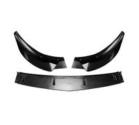 Front Bumper Lip Spoiler Front Bumper Lip Body Kit Spoiler Splitter Bumper Lip Splitter For Mercedes For Benz For A-Class For W177 V177 2018-2022 Car Splitters Diffuser Protection(Gloss black)