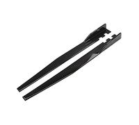 Front Bumper Lip Spoiler Side Skirt Splitter Car Body Exterior Protevtive Extension Decoration Universal For Cadillac For ATS For CTS HETEVSCCK(Gloss Black Skirt)