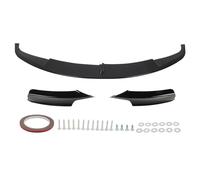 Front Bumper Lip Spoiler Splitter Bright Black ABS Material 4PCS Set for 3 Series F30 F31 MSport 2013 to 2019 Enhanced Stability and Aesthetics