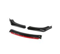 Front Bumper Lip Spoiler Splitter For A&cura For TLX A-Spec Car Front Bumper Lip Chin Spoiler Splitter Diffuser Body Kit Trim Air Dam Canard Splitter Guard Cover LOCKMEIHUA(Gloss Black)