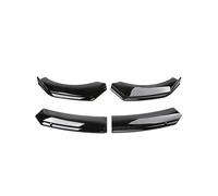 Front Bumper Lip Spoiler Splitter For A&cura For TLX Aspec 2015-2022 Car Front Body Bumper Spolier Lip Chin Diffuser Splitter Air Dam Kit Protector Guard Covers LOCKMEIHUA(Gloss Black)