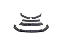 Front Bumper Lip Spoiler Splitter For A&udi A3 S3 S-line 8V 2016-19 Front Spoiler Air Dam Bumper Lip Splitter Chin Deflector Decoration LOCKMEIHUA(Glossy Black)