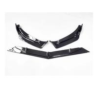Front Bumper Lip Spoiler Splitter For C&hevrolet MALIBU XL 2016-2019 3Pcs Car Bumper Lip Splitter Front Shovel Spoiler Diffuser Canard Protector LOCKMEIHUA(Glossy black)