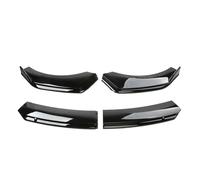 Front Bumper Lip Spoiler Splitter For Fiat For 500 595 Abarth Car Front Body Bumper Spolier Lip Chin Diffuser Splitter Air Dam Kit Protector Guard Covers LOCKMEIHUA(Gloss Black)