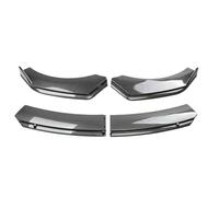 Front Bumper Lip Spoiler Splitter For Fiat For 500 595 Abarth Car Front Body Bumper Spolier Lip Chin Diffuser Splitter Air Dam Kit Protector Guard Covers LOCKMEIHUA(Carbon Fiber)