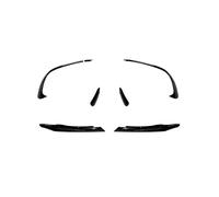 Front Bumper Lip Spoiler Splitters Canards Vents For Benz W176 A200 A250 A45 AMG Hatchback Sport 2016-2018 Gloss Black Front Lip Bumper Spoiler(Style3)