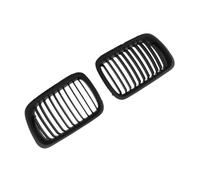 Front Bumper Lower Grilles For BMW For E36 For 3 Series 1997-1999 Car Front Bumper Racing Grille Single Slat Kidney(Matte Black)