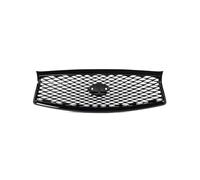 Front Bumper Lower Grilles For Infiniti For Q50 For Q50S 2014-2017 Glossy Black Front Upper Honeycomb Mesh Front Grill