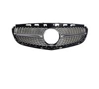 Front Bumper Mask For Benz E Class W212 2013-2015 GT Diamond Style Middle Mesh Front Bumper Grille Grill Grid Body Kit Tuning Accessories Car Grill Modified(13-15 Stars Silvery)