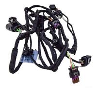 Front Bumper Parking Sensor Wiring Harness for A3 8V, 6-Sensor Replacement Cable 8V0971085P, ABS Material Black