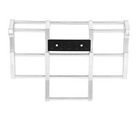 Front Bumper Replacement, Fine Processing Standard Size RC Truck Bumpers Easy To Assemble for Tamiya King Hauler Globe Liner 1/14 Cars(N10210S silver)