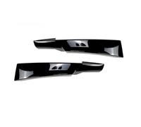 Front Bumper Side Splitter Cover Lip Spoiler Fog Lamp Cover For BMW 3 Series E90 E91 320i 330i 2005-2012 For M-Tech Style Front Diffuser(Gloss Black 09-12)