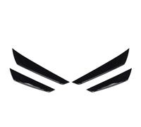 Front Bumper Side Splitter Glossy Black 4 Pcs Aerodynamic Decorative Upgrade for WRX STI VB 2022 Onwards ABS Streamline Enhancer