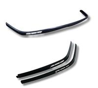 Front Bumper Splitter 2 Pcs Car Front Bumper Lip Body Kit Spoiler Splitter Diffuser Flap Sport Exterior Parts For Europa Spoiler(Model 1)