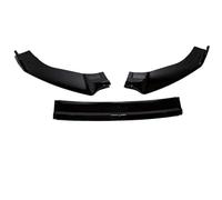 Front Bumper Splitter 3PCS Front Bumper Lip Spoiler Splitter Diffuser Retrofit Styling Bodykit Tuning For Fiesta MK8 ST ST-line 2017 2018 2019 2020 2021 Pre-LCI Spoiler(Gloss Black)