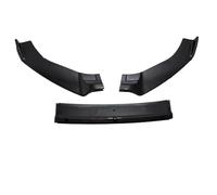 Front Bumper Splitter 3PCS Front Bumper Lip Spoiler Splitter Diffuser Retrofit Styling Bodykit Tuning For Fiesta MK8 ST ST-line 2017 2018 2019 2020 2021 Pre-LCI Spoiler(Carbon Look)