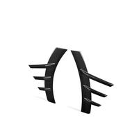 Front Bumper Splitter 4 Pieces MP Style Side Spats Canards Car Front/Rear Bumper Fender Cover Tuning For BMW For M2 G87 Base Coupe 2023-2025 Spoiler(Carbon Fiber Look)